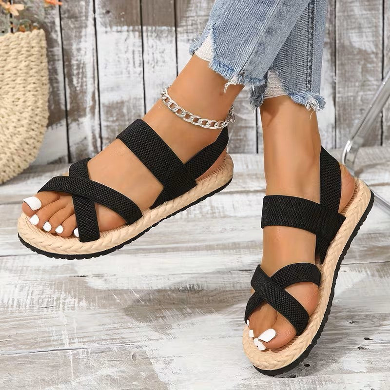 Jade – Sandali comodi - Nero - 39