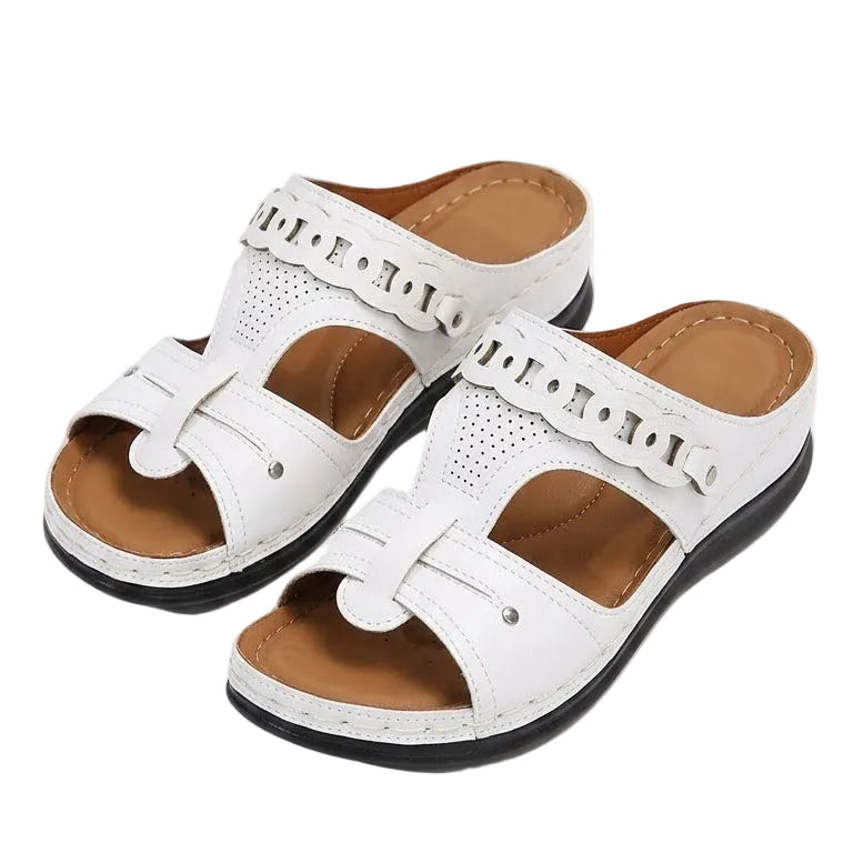 Samira – Sandali comodi - Bianco - 36
