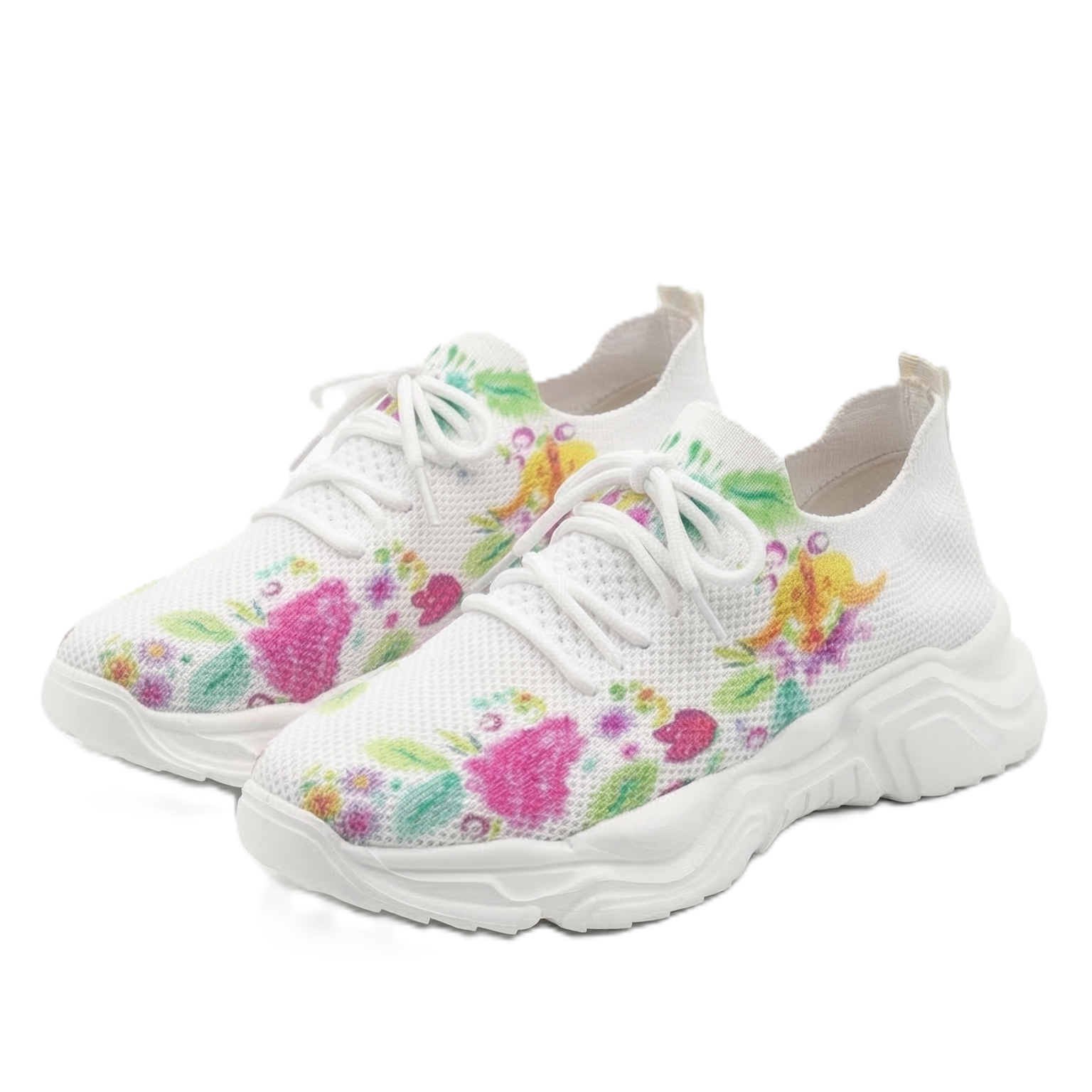 FloralMov – Sneakers comode - Multicolore - 35