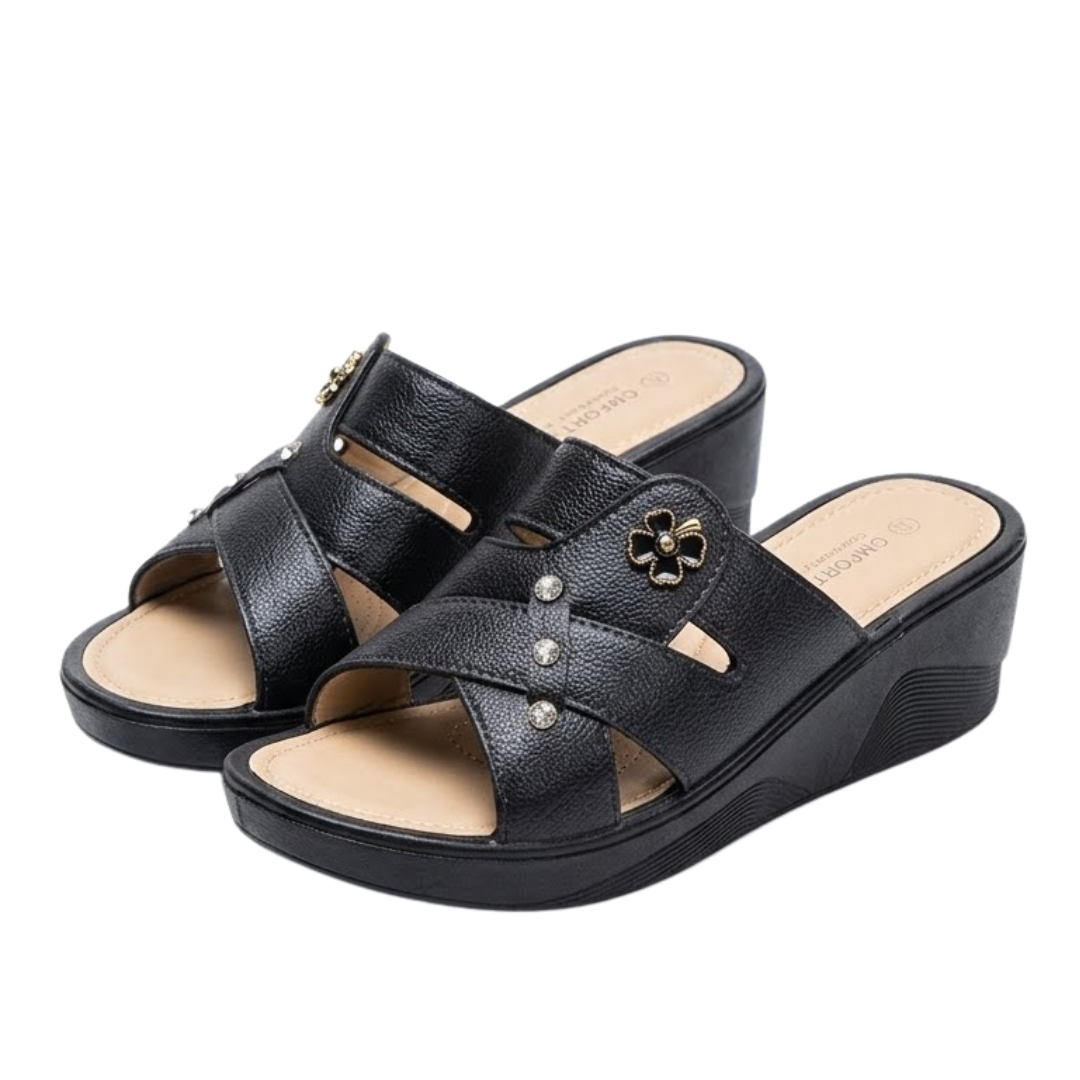 Liora – Sandali comodi - Nero - 36