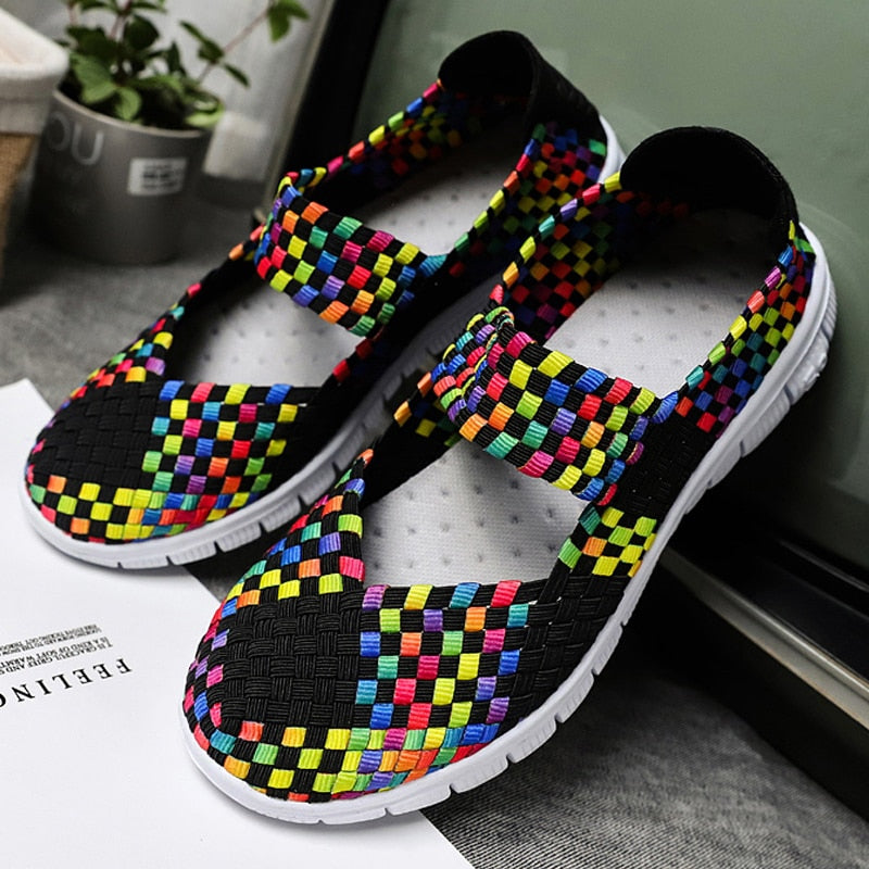 TopFlex – Sandali comodi - Nero/Multicolore - 42