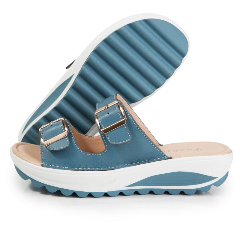 Clair – Sandali comodi - Blu - 33
