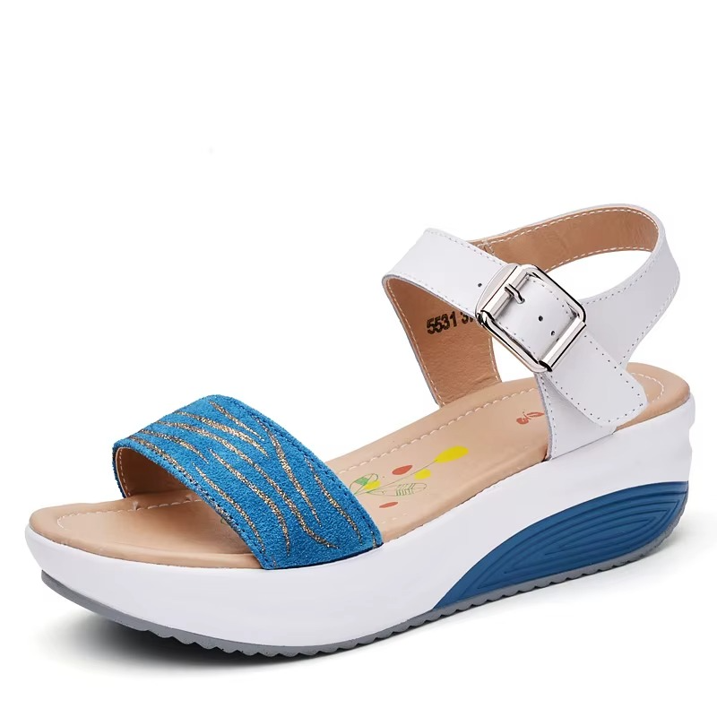 Thalia – Sandali comodi - Blu - 37