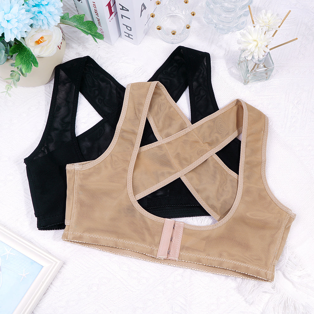 Fascia regolabile per la schiena da donna - Beige - L