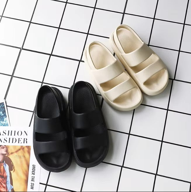 Cotton – Sandali comodi - Nero - 36