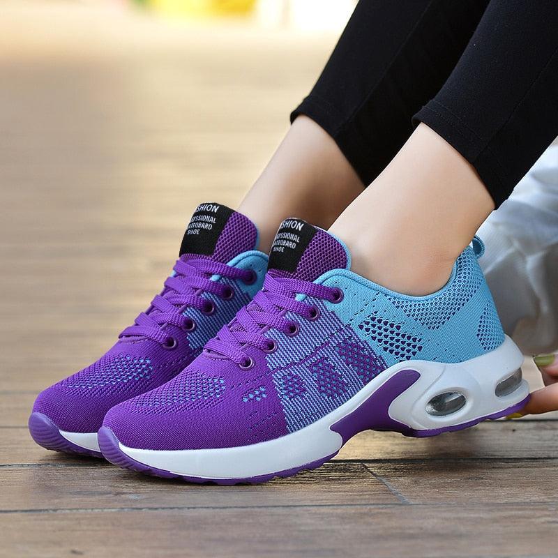 SportAir – Sneakers sportive comode - Grigio/Rosa - 39