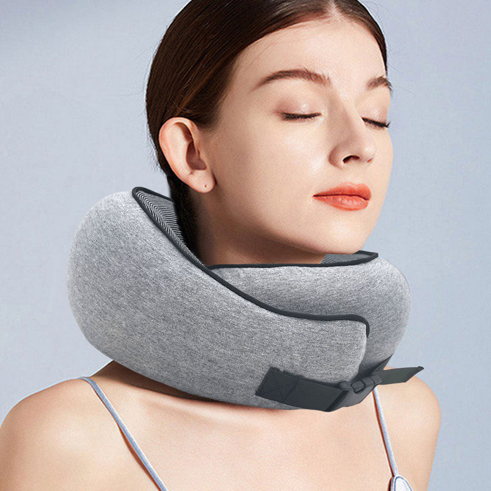 DreamComfort – Cuscino ergonomico per il collo - Grigio scuro