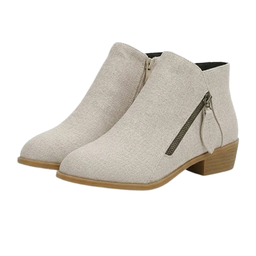 Flora – Stivali comodi - Beige - 35