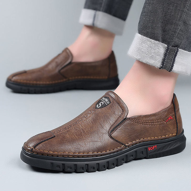 Gentleman – Mocassini comodi - Marrone - 40
