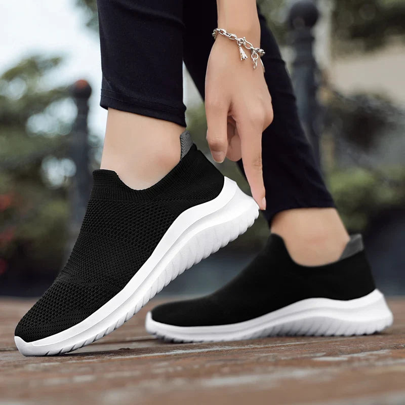 SportWalk – Sneakers sportive comode - Nero/Bianco - 37