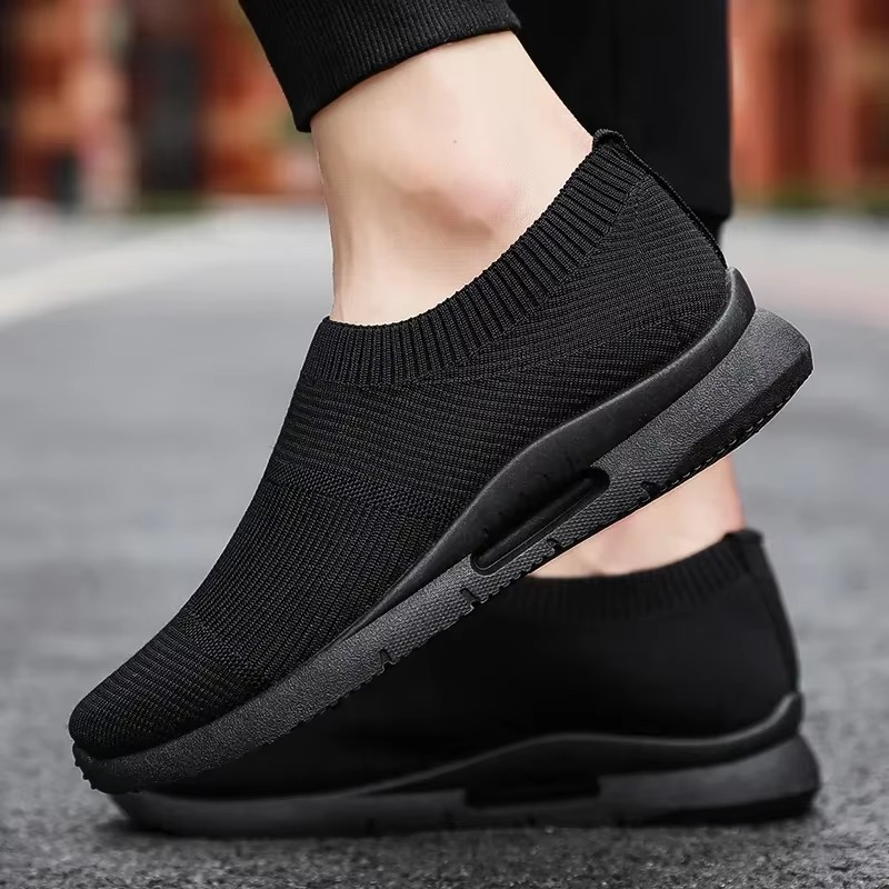 MoveFlex – Sneakers comode - Nero/Bianco - 42