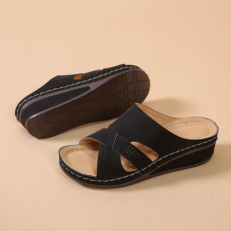 Estella – Sandali comodi - Nero - 38