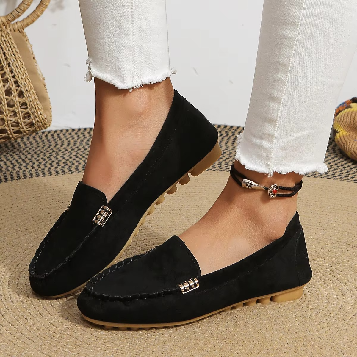 Greco – Scarpe comode - Nero - 36
