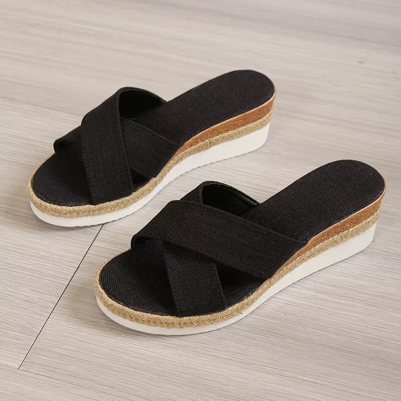 Femme – Sandali comodi - Marrone - 35