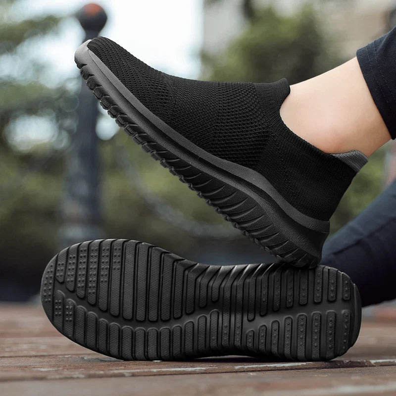 SportWalk – Sneakers sportive comode - Nero/Bianco - 36