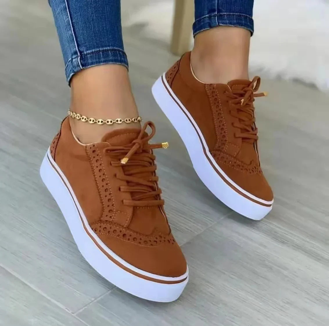 Harmony – Sneakers comode - Marrone - 36