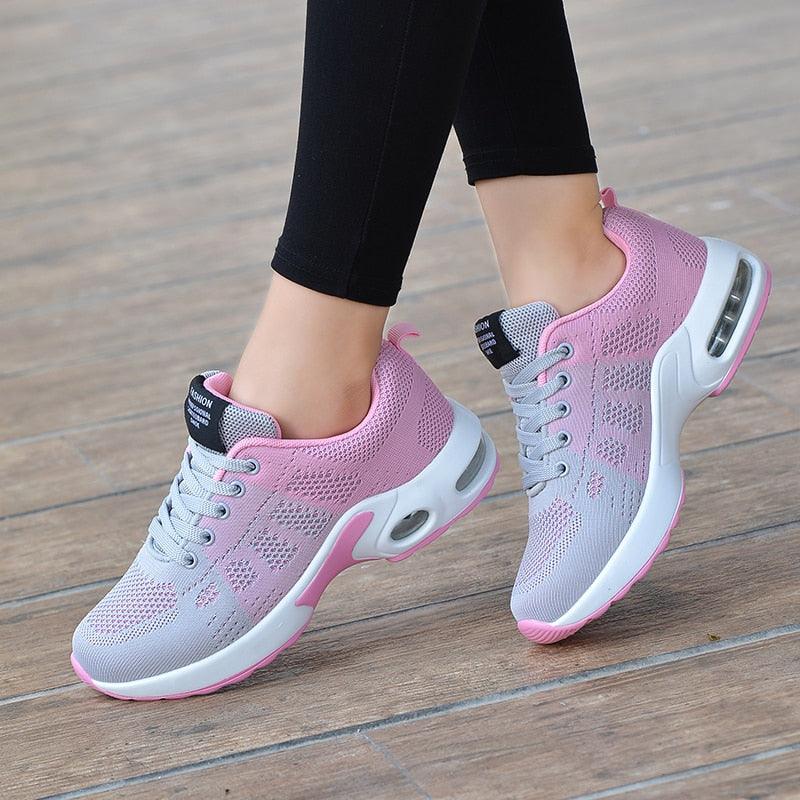 SportAir – Sneakers sportive comode - Grigio/Rosa - 37