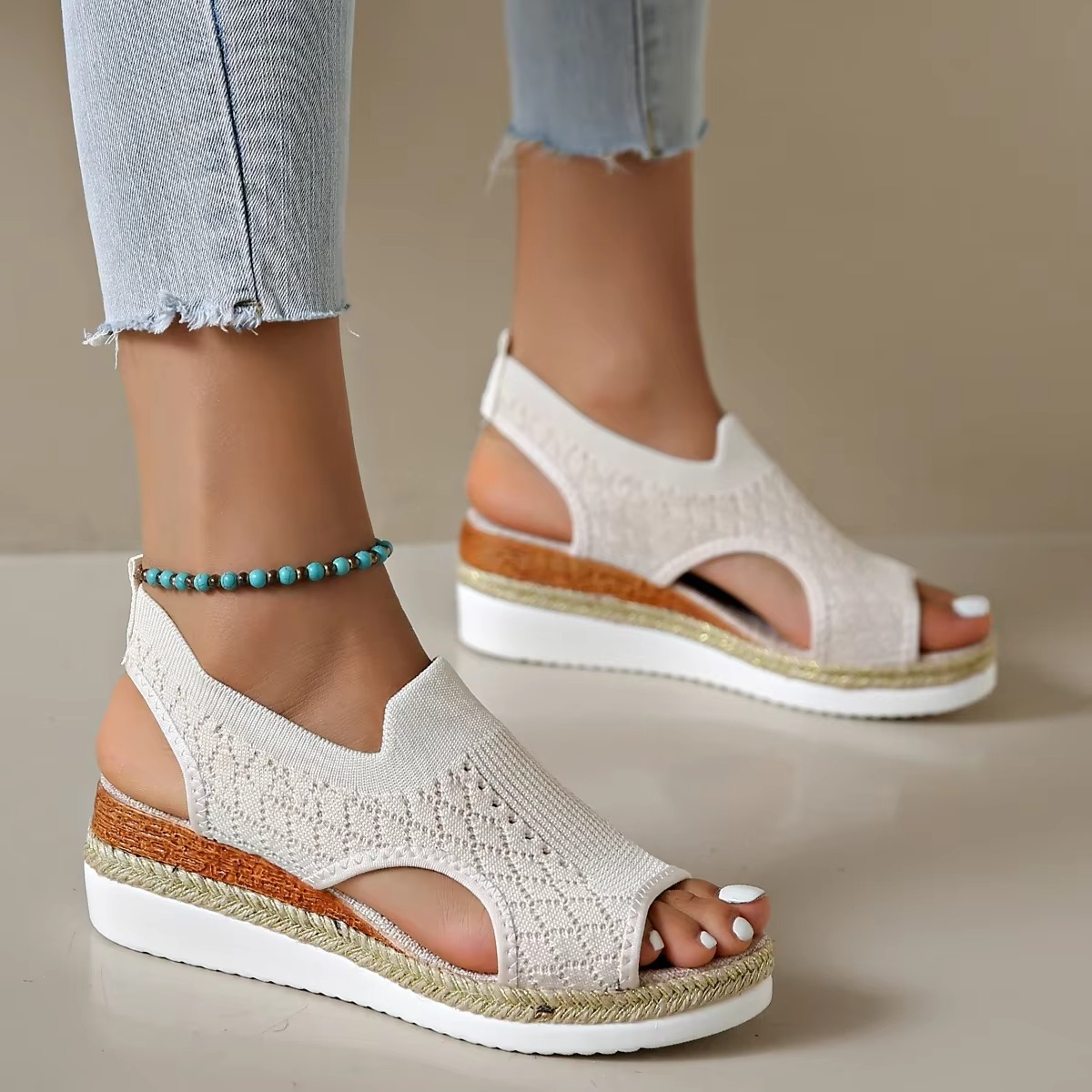 FlexBella – Sandali comodi - Nero - 43