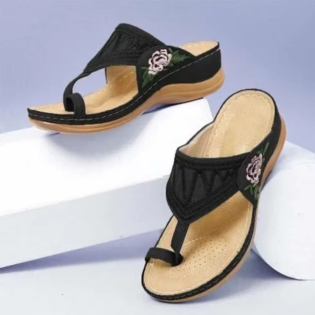 Dutch – Sandali comodi - Nero - 39