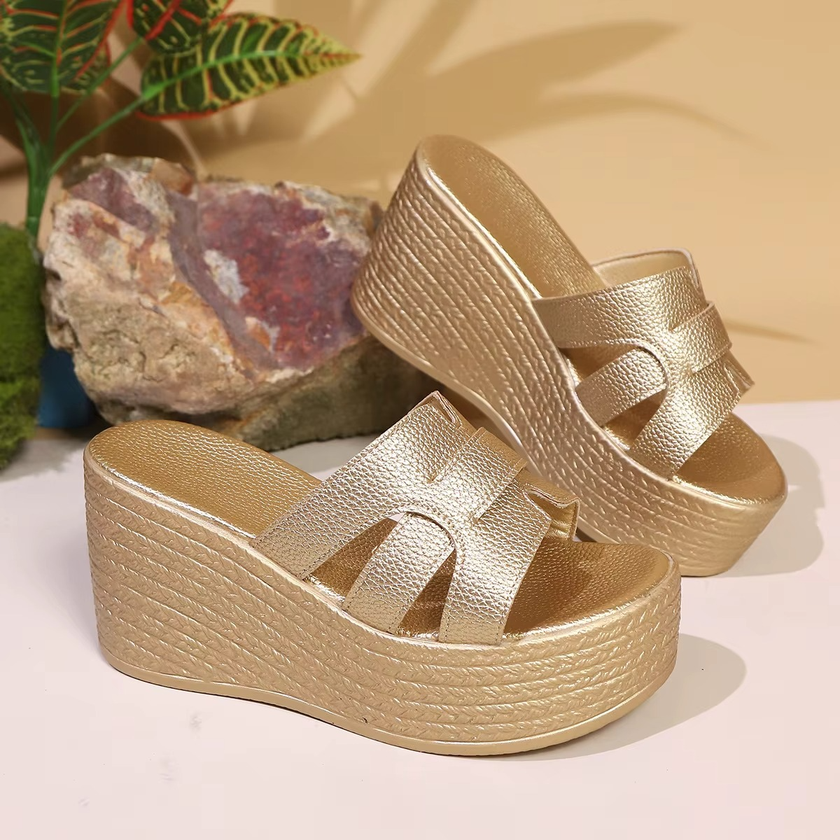 Carmina – Sandali comodi - Oro - 34