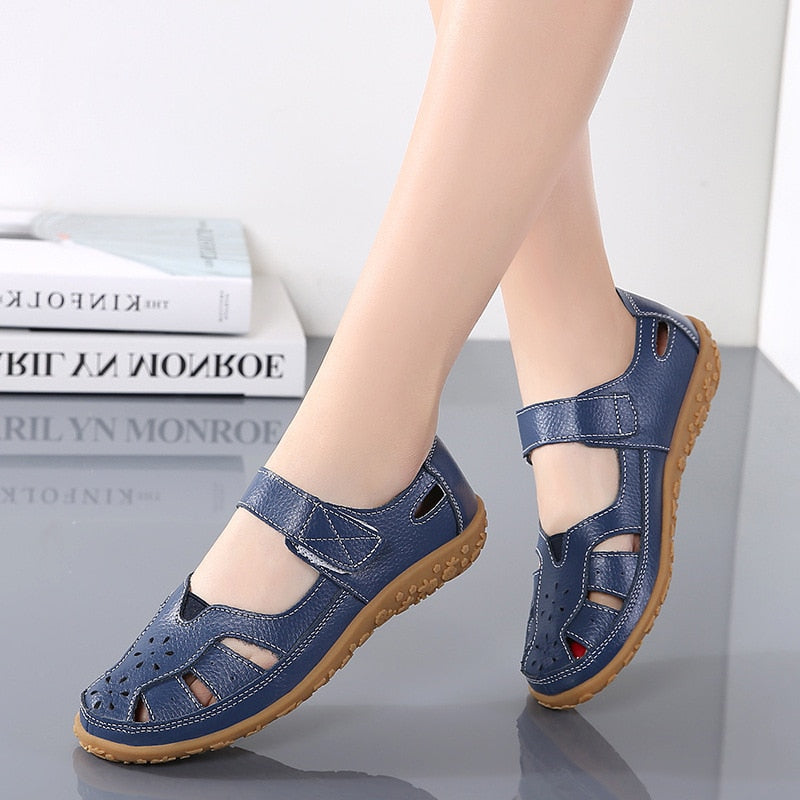 Luna – Sandali comodi – Modello 2 - Marrone - 40