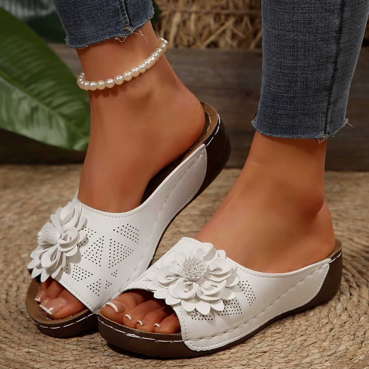Rose – Sandali comodi - Bianco - 38