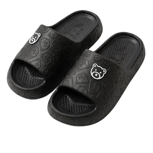 WalkBear – Ciabatte comode - Nero - 34