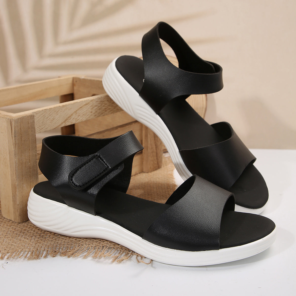 Sofia – Sandali comodi - Nero - 37