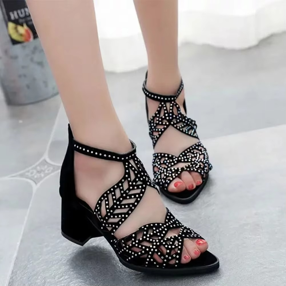 Akali – Sandali comodi - Nero - 38