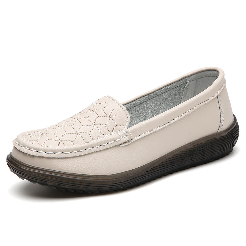 SerenityWalk – Mocassini comodi - Beige - 35