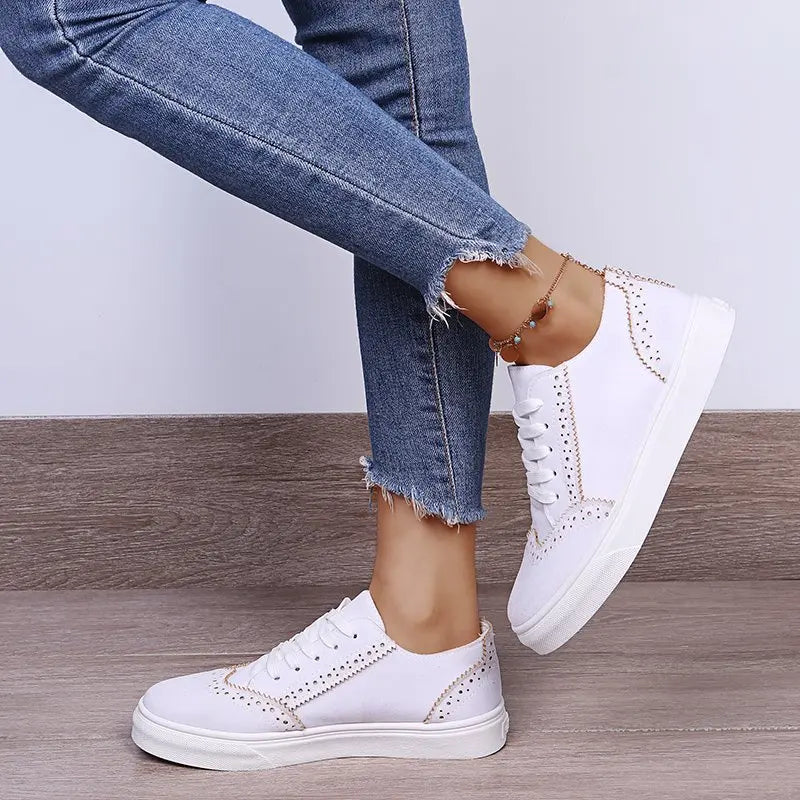 Wellness – Sneakers comode - Bianco - 37