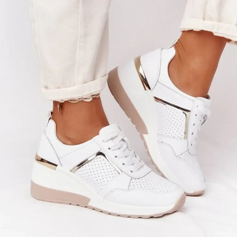 Elegance – Sneakers comode - Bianco - 41
