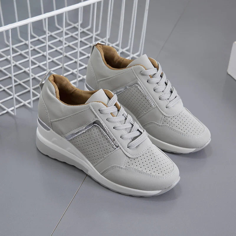 Elegance – Sneakers comode - Beige - 36