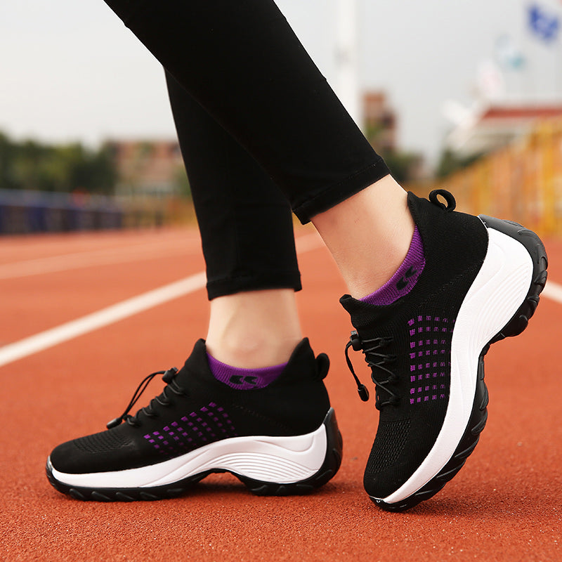Run Comfort – Sneakers comode - Nero/Viola - 36