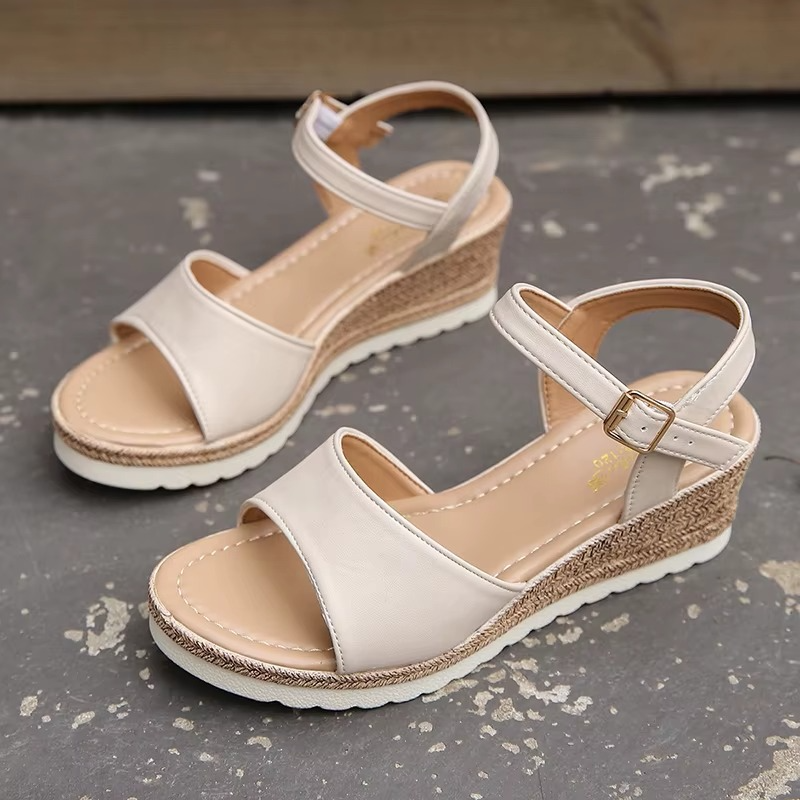Jullie – Sandali comodi - Beige - 41