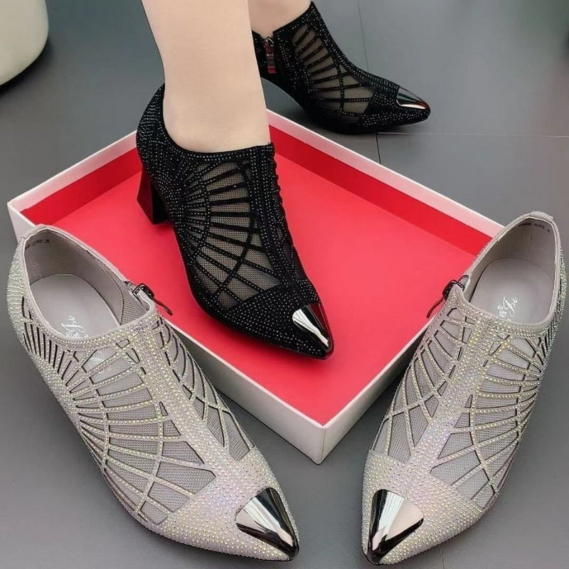 Glamour – Scarpe comode - Nero - 36