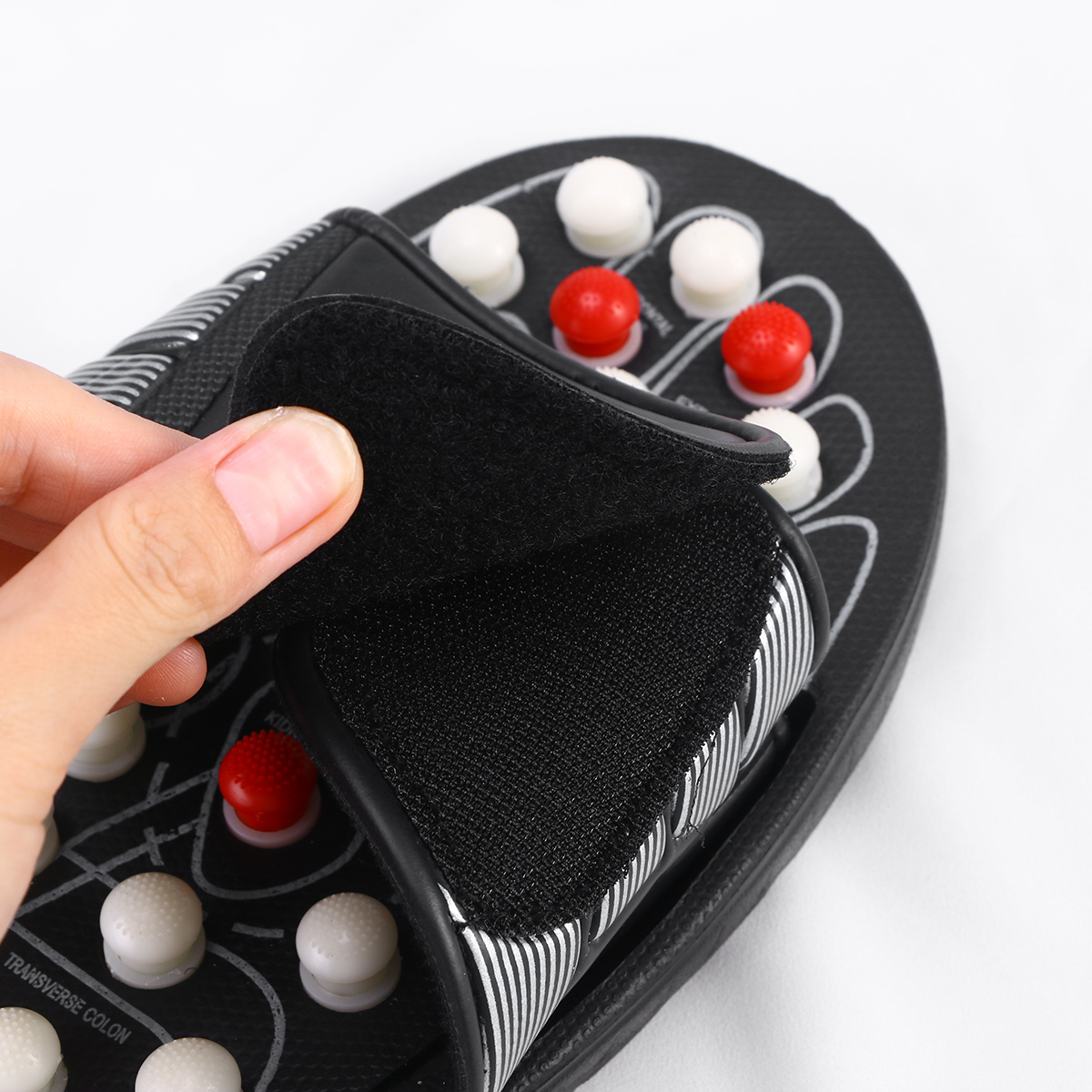 MassageMax – Pantofole comode - Bianco - 37