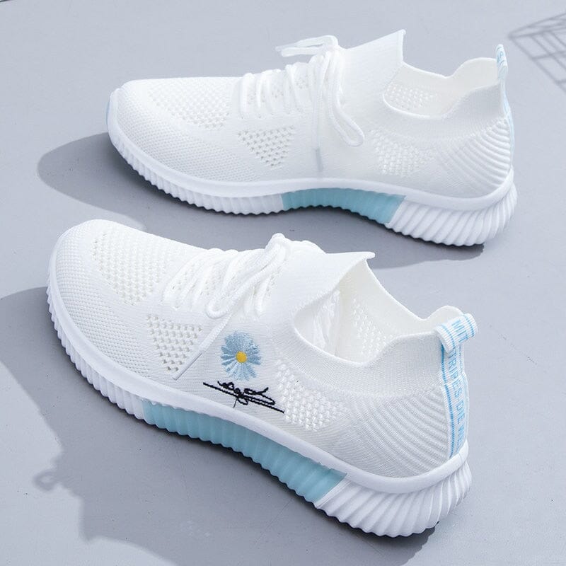 Cozy Cloud – Sneakers comode - Bianco/Rosa - 38