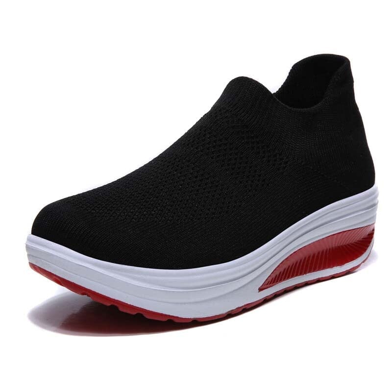 VaduzPro – Sneakers comode - Nero/Rosso - 35
