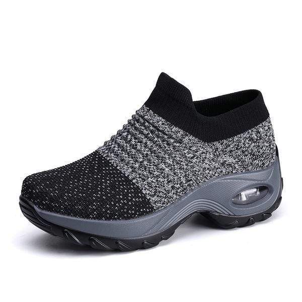 Air Comfort – Sneakers comode - Nero/Grigio - 42