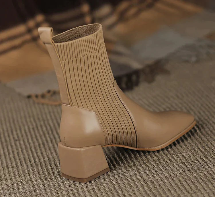 Monique – Stivali comodi - Beige - 37