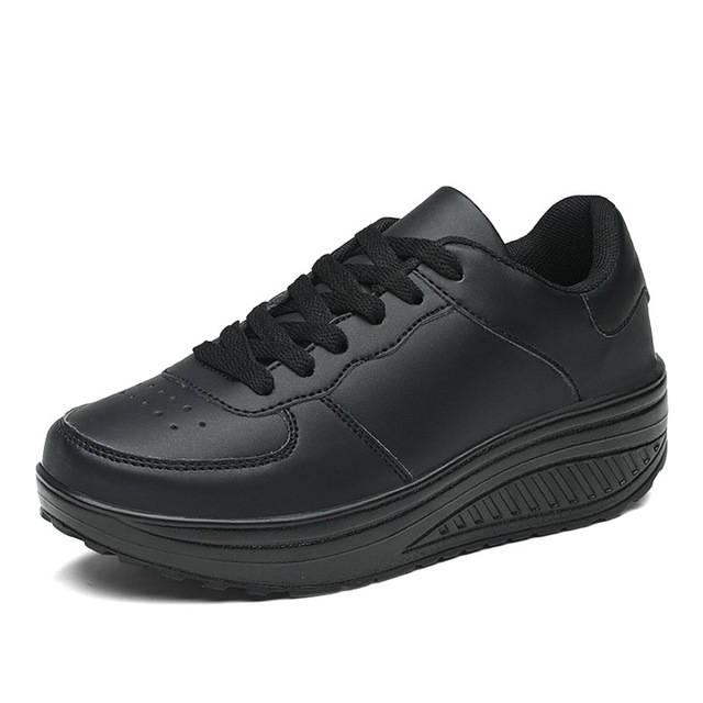Comfort Line – Sneakers comode - Nero/Bianco - 36