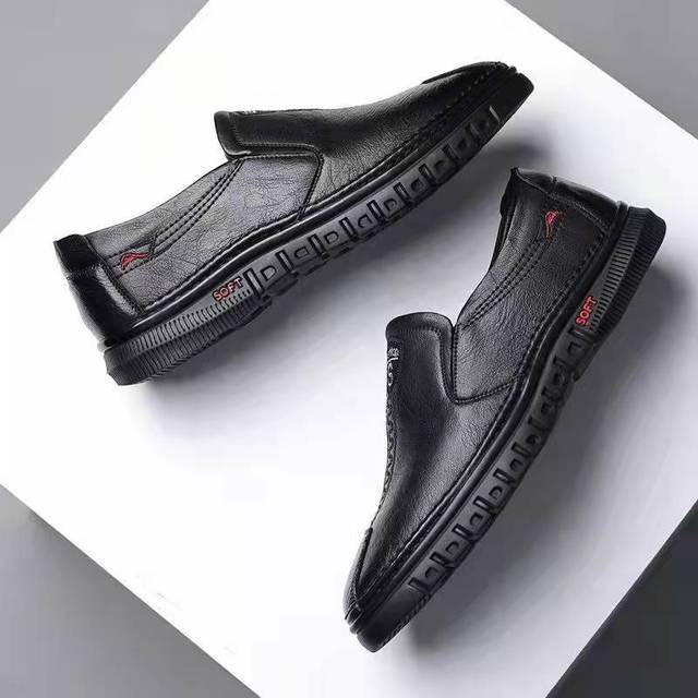 Gentleman – Mocassini comodi - Nero - 41