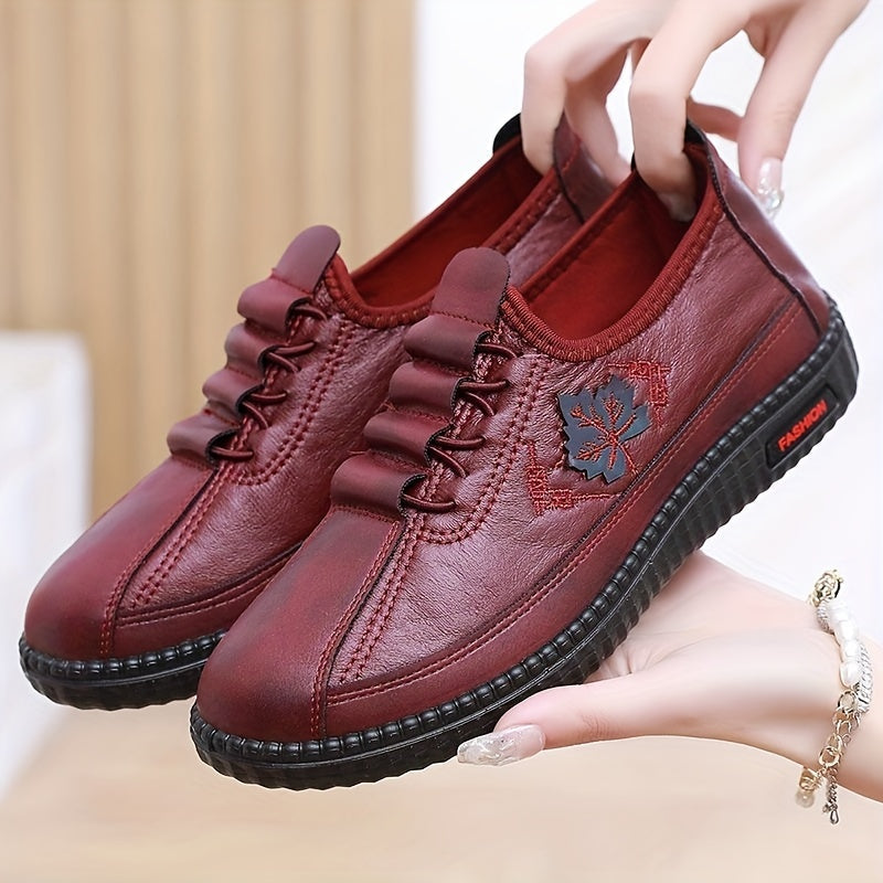 Maple – Sneakers comode - Bordeaux - 36