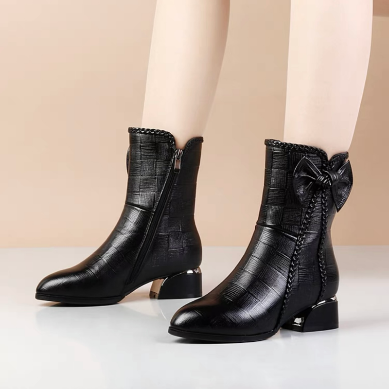 Alinna – Stivali comodi - Nero - 36