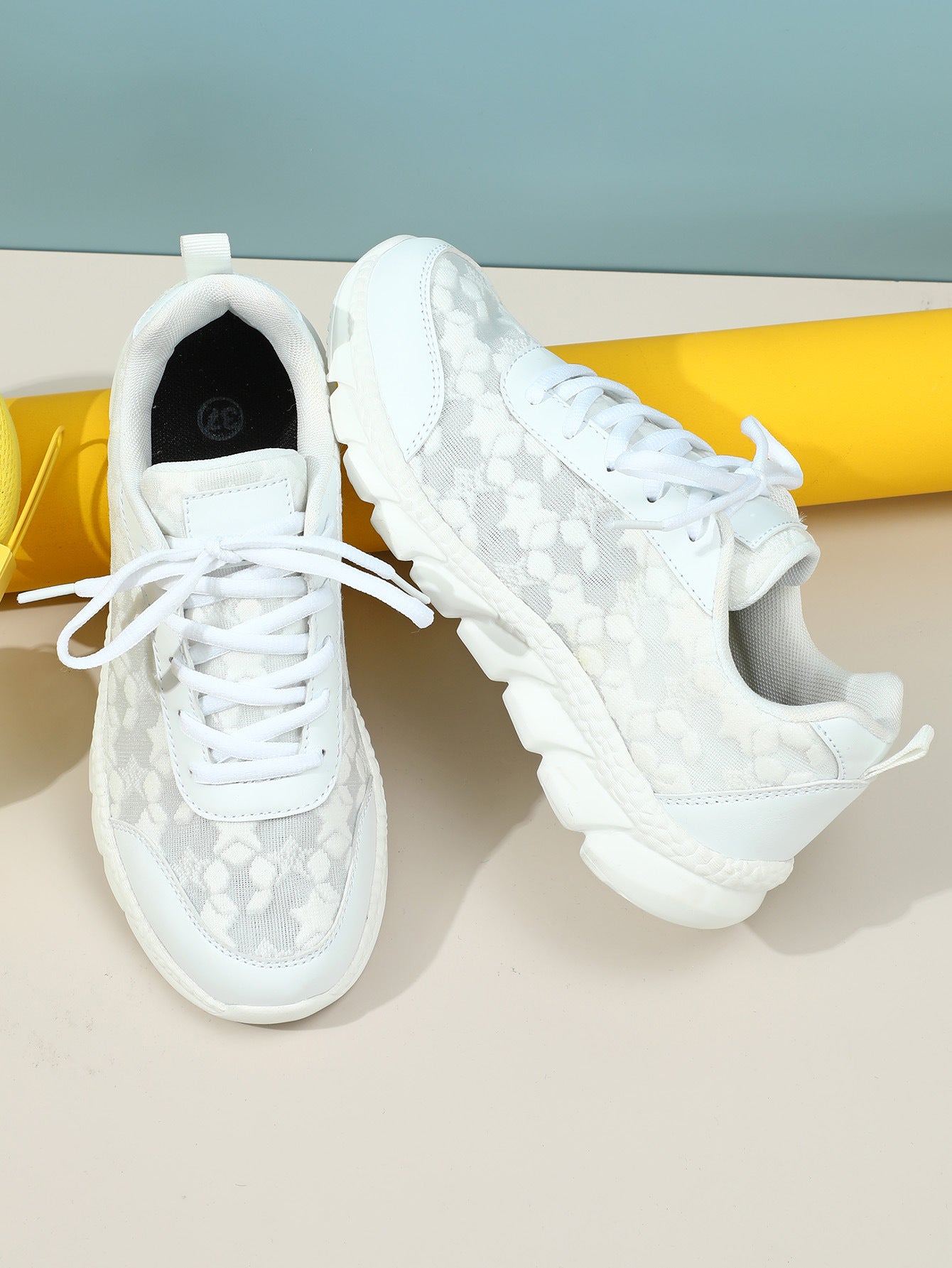 Diana – Sneakers comode - Bianco - 40