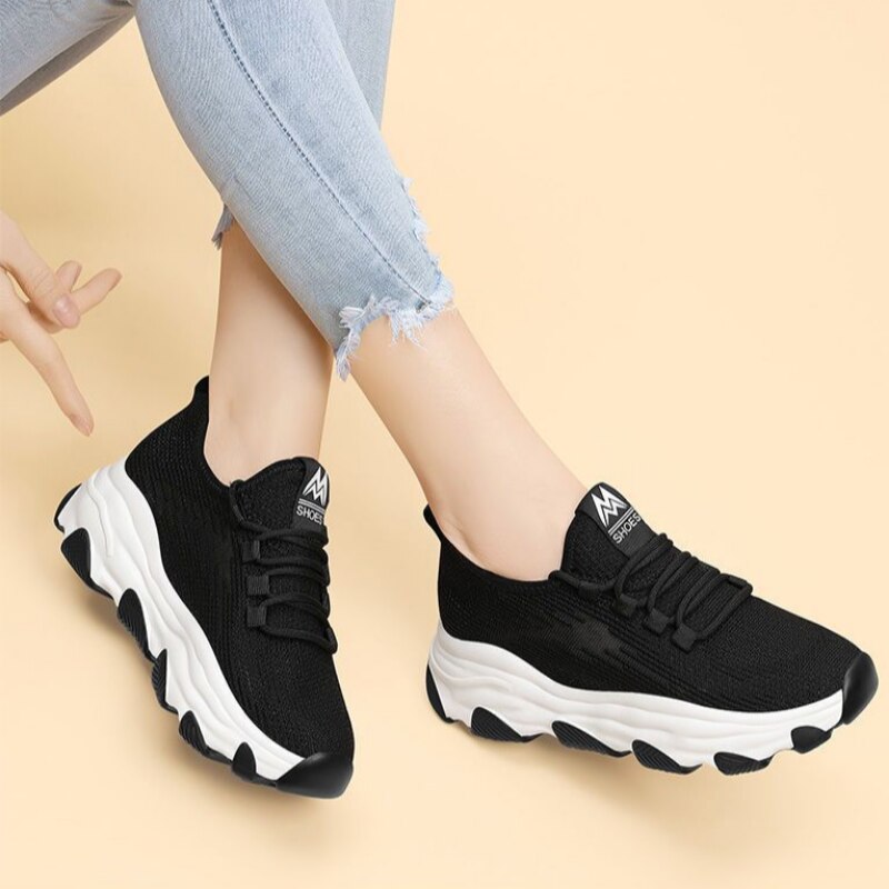 Comfort Wave – Sneakers comode - Nero - 36