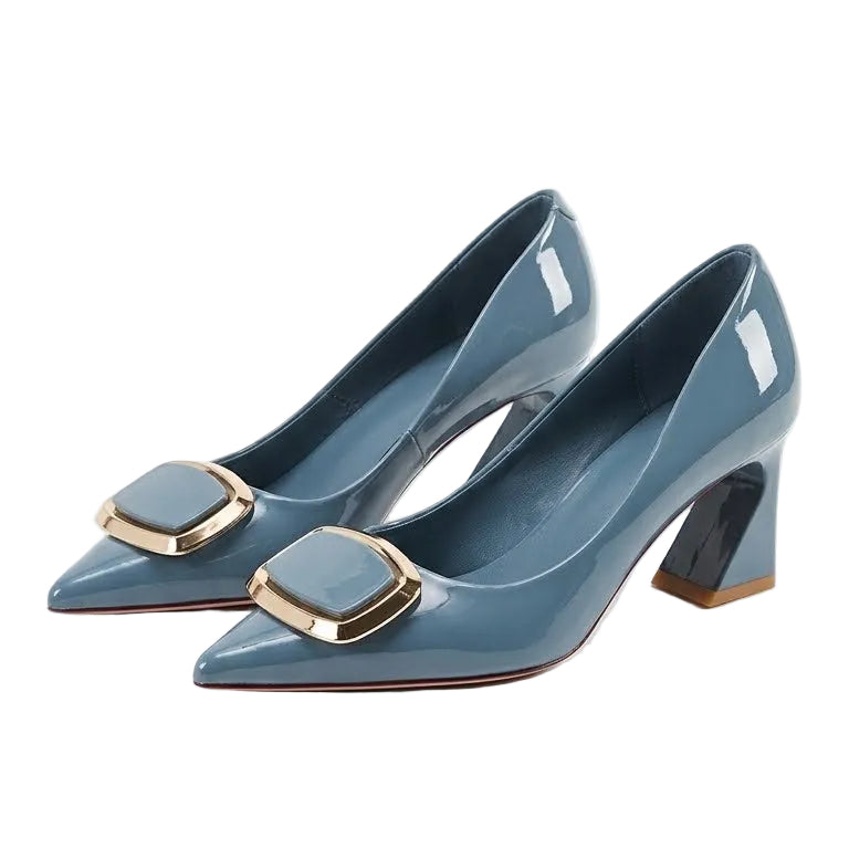 Vitalle – Scarpe con tacco comode - Nero - 35