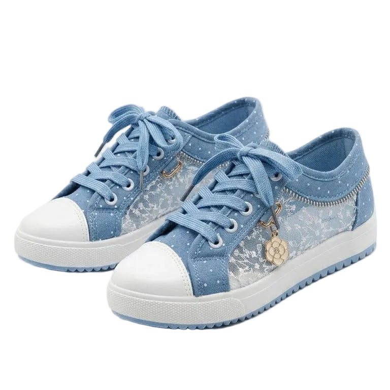 Floratta – Sneakers comode - Blu - 35