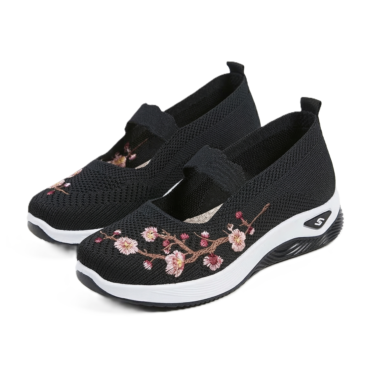 Fit Floral – Sneakers comode - Bianco - 36